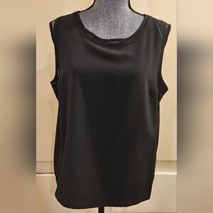 Karen Scott Black Sleeveless Tank Top – Women’s Size L